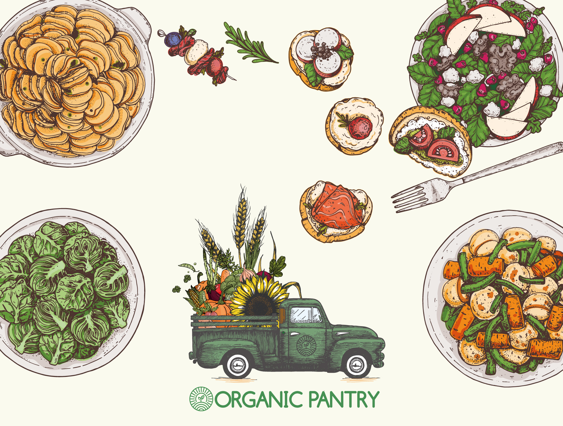 無農薬冷凍カット野菜 ORGANIC PANTRY